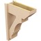 Ekena Millwork 8-in W x 20-in D x 28-in H Balboa Slat Rough Cedar Woodgrain TimberThane Outlooker, Primed Tan OUTUR080X20X28BOA24RCPR - alternate 2